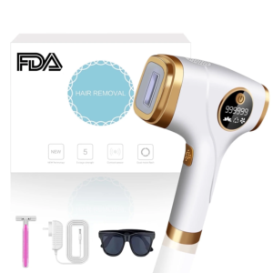 IPL Hair Removal Device – Ideal for Bikini Areas & Beyond, Enhanced with 999,999 Flashes, FDA Approved