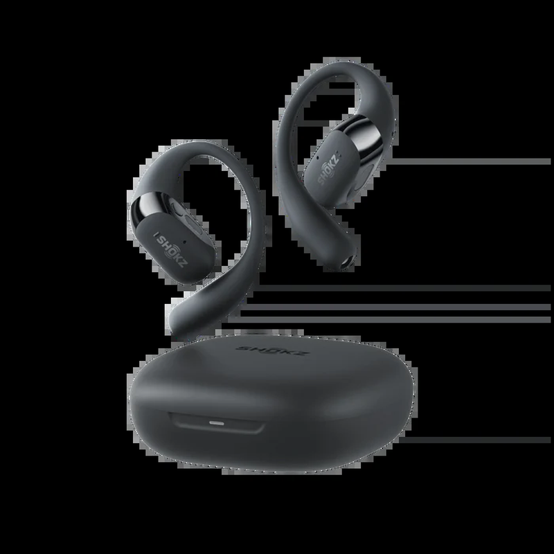 Openfit2 Black Open-Ear True Wireless Earbuds - Image 2