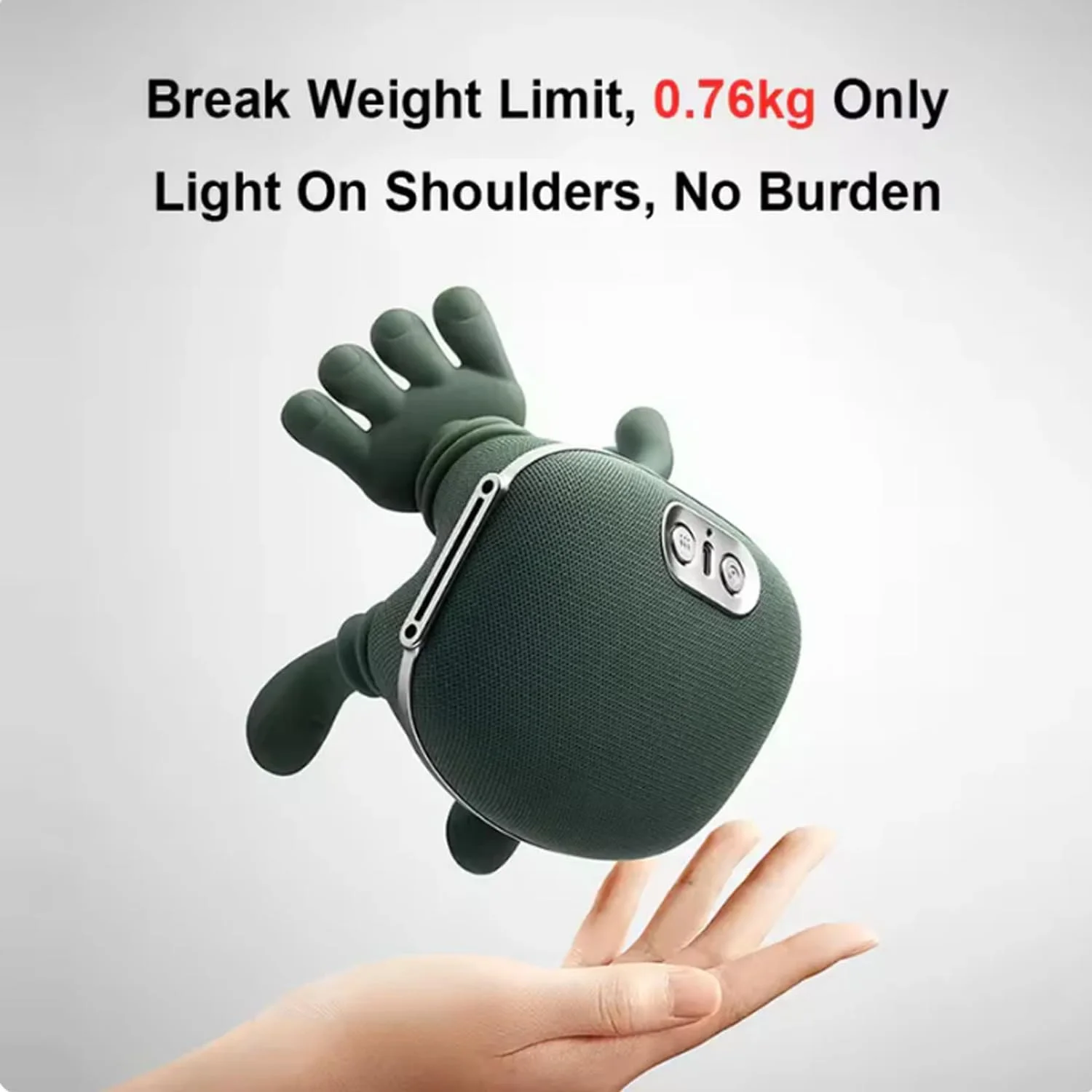 Massage Master for Shoulder, Shiatsu Back and Neck Massager for Neck, Lower Abdominal, Discomfort Relief Deep Tissue with 3-Speed Adjustment Gifts for Women, Men, Mom and Dad - Image 6