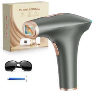 IPL Hair Removal for Women and Men, 3 in 1 at Home 999900 Flashes Permanent Painless Hair Remover Device for Body Face Bikini Bikini Line - Gray