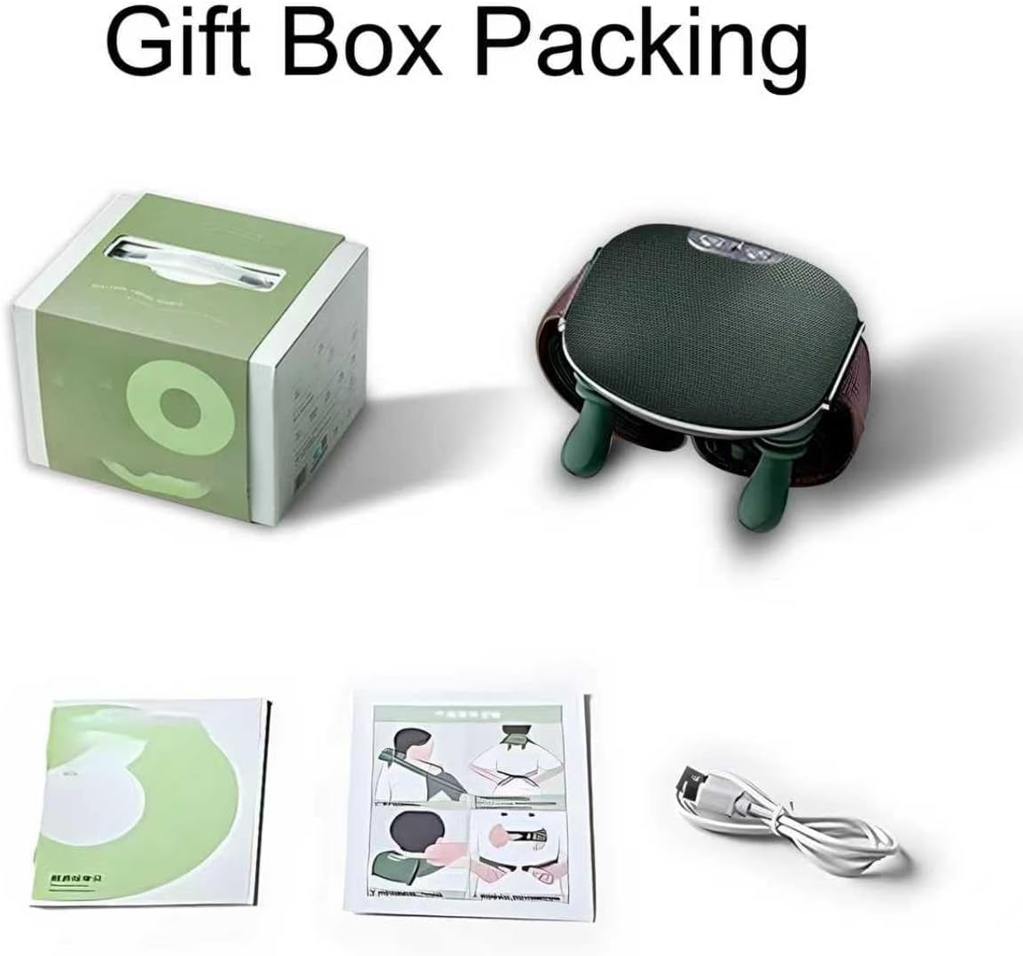 Neck Massager, Shiatsu Neck and Back Massager with Heat, 4D Kneading Simulated Human Hand Design Electric Deep Tissue Massage, Portable Body Massager for Shoulder, Pain Relief & Muscle Relax - Image 8