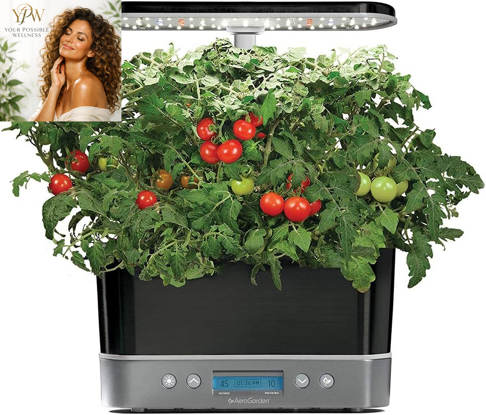 Aerogarden Harvest Elite Indoor Garden Hydroponic System with LED Grow Light and Seed Kit, Holds up to 6 Pods, Stainless Steel - Image 10