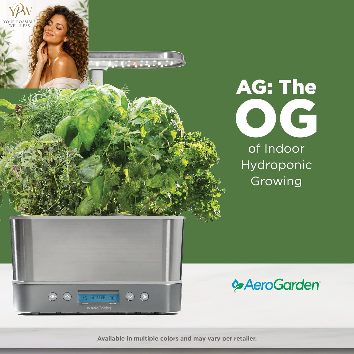 Aerogarden Harvest Elite Indoor Garden Hydroponic System with LED Grow Light and Seed Kit, Holds up to 6 Pods, Stainless Steel - Image 4