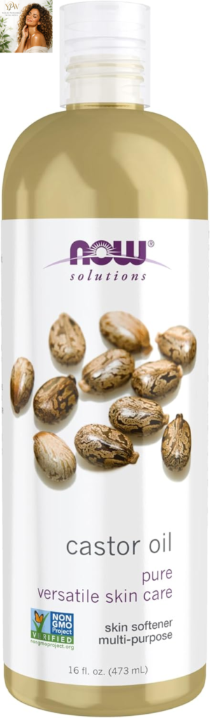 NOW Foods Solutions 100% Pure Castor Oil - Versatile Skin Care Multi-Purpose Skin Softener, 16 Ounces - Skincare & Beauty